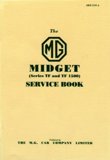 MG Midget TF & TF 1500 Service Book - Brooklands Books Ltd, Brooklands Books Ltd