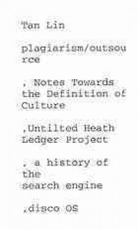 Heath: Plagiarism/Outsource - Tan Lin