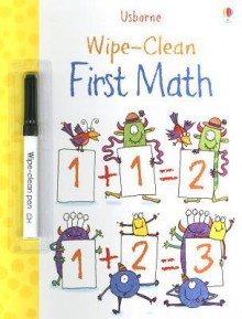 Wipe-Clean First Math [With Dry-Erase Marker] - Kimberley Scott