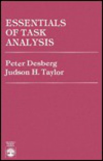 Essentials of Task Analysis - Peter Desberg