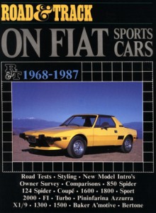 Road & Track On Fiat Sports Cars 1968-1987 - Brooklands Books Ltd, Staff of Road & Track Magazine, Staff of Brooklands Books