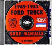 1949 1950 1951 1952 FORD PICKUP & TRUCK REPAIR SHOP & SERVICE MODEL - INCLUDES: Panel, F-1, F-2, F-3, F-5, F-6, F-7, F-8, Conventional, Cab-Over-Engine (COE), Medium Duty, Heavy Duty 49 50 51 52 - ford