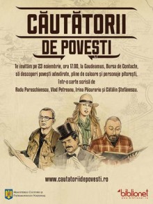 Căutătorii de poveşti - Radu Paraschivescu, Cătălin Ştefănescu, Irina Păcurariu, Vlad Petreanu