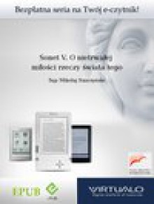 Sonet V. O nietrwałej miłości rzeczy świata tego - Sęp Mikołaj Szarzyński
