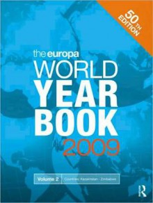 The Europa World Year Book 2009 Volume 2 - Europa Publications