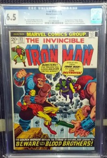 Iron Man #55 1st Appearance Thanos - Jim Starlin, Jim Starlin