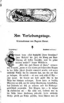 Am Verlobungstage - 1903 - 11 Original-Scan von 1903 - Auguste Groner