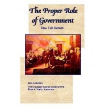 The Proper Role of Government - Ezra Taft Benson