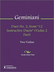 Duet No. 2, from "12 Instructive Duets" (Violin 2 Part) - Francesco Geminiani