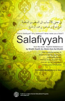 Salafiyyah - صالح بن عبد العزيز آل الشيخ, Shawa A. Azia