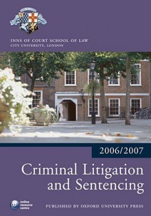 Criminal Litigation And Sentencing - Elizabeth Beckerlegge