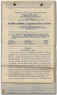 Stenographic Report of the Commencement Exercises of the Washington Normal School No. 2, M Street High School, Armstrong Manual Training School at Convention Hall, Washington, D.C., Friday, June 16, 1905. Dr. Booker T. Washington -- the principal speaker - Booker T. WASHINGTON