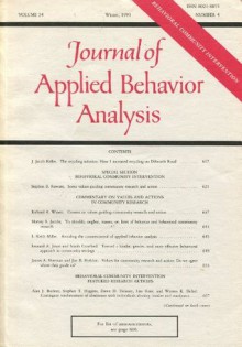 Journal of Applied Behavior Analysis - Winter 1991, Vol 24, No. 4 - E. Scott Geller