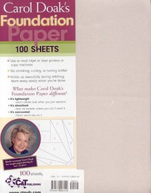 Carol Doak's Foundation Paper - Carol Doak