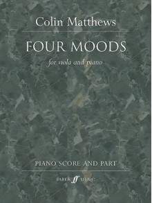 Four Moods: For Viola and Piano, Score & Part - Colin Matthews