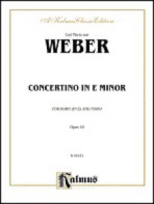 Concertino in E Minor, Op. 45 (Orch.): Part(s) - Carl Maria von Weber