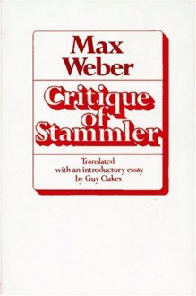 Critique of Stammler - Max Weber