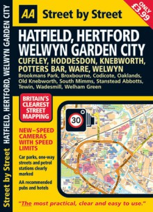 AA Street by Street: Hatfield, Hertford, Welwyn Garden City - A.A. Publishing, A.A. Publishing