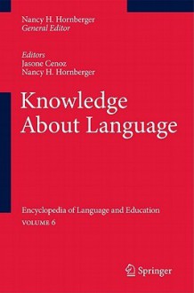 Knowledge about Language - Jasone Cenoz, Nancy H. Hornberger