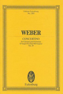 Concertino in E Flat Major, Op. 26: Study Score - Carl Maria von Weber