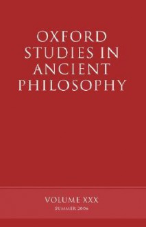 Oxford Studies in Ancient Philosophy - David Sedley