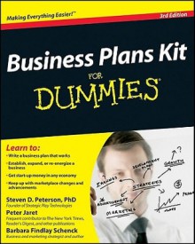 Business Plans Kit for Dummies [With CDROM] - Steven Peterson, Barbara Findlay Schenck, Peter E. Jaret