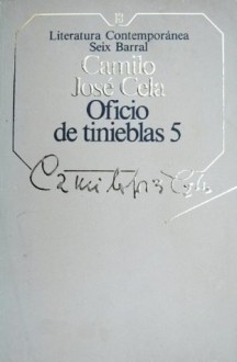 Oficio de tinieblas 5 - Camilo José Cela