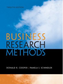 Business Research Methods - Donald R Cooper, Pamela Schindler