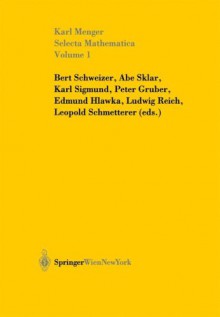 Selecta Mathematica: Volume 1 - Karl Menger