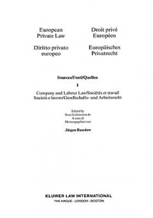 European Private Law, Sources, I - Jürgen Basedow