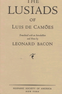 The Lusiads of Luis de Camões - Luís de Camões