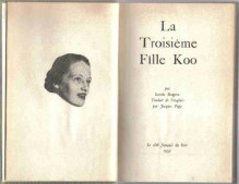 La troisième fille Koo - Jacques Papy, Lettie Rogers