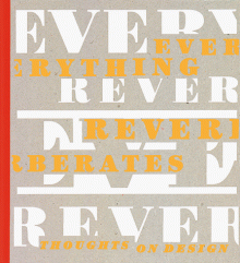 Everything Reverberates: Thoughts on Design - AIGA, Chronicle Books