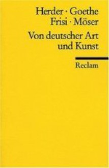 Von deutscher Art und Kunst. - Hans D. Irmscher