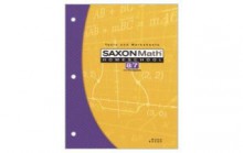 Saxon Math Homeschool 8/7 With Prealgebra: Tests And Worksheets - Stephen Hake, John H. Saxon Jr.