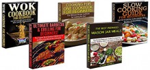 Cooking Books Box Set #7:Wok Cookbook for Beginners + Cooking for One Cookbook for Beginners + Slow Cooking Guide + Ultimate Barbecue and Grilling for ... Home Canning, Preserving, Cookbooks) - Claire Daniels