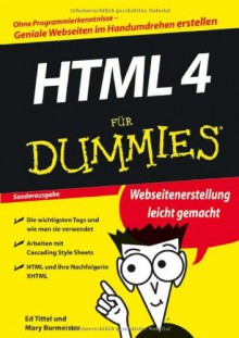 Html 4 For Dummies (German Edition) - Ed Tittel, Mary Burmeister