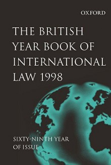 The British Year Book of International Law 1998 - Ian Brownlie