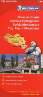 Slov/Croatia/Bosn-Herz/Yugoslavia/Macedonia (Maps/Country (Michelin)) - Michelin Travel & Lifestyle