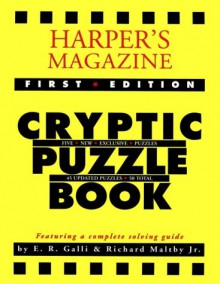 Cryptic Puzzle Book - Richard Maltby, E. R. Galli