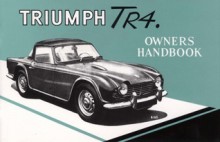 Triumph TR4 Owner Hndbk - Brooklands Books Ltd