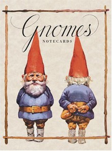 CARDS: Gnomes: Note Cards in a Two-Piece Box - NOT A BOOK