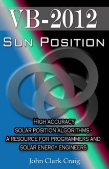 Sun Position - High accuracy solar position algorithms - a resource for programmers and solar energy engineers (VB-2012 Programming by Example) - John Clark Craig