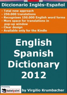 English-Spanish dictionary 2012 without transliterations - Virgilio Krumbacher