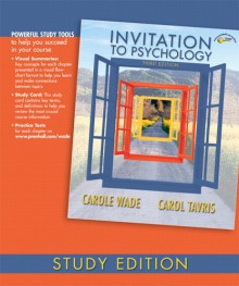 Invitation to Psychology, Study Edition - Carole Wade, Carol Tavris