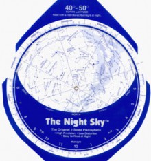 The Night Sky 40°-50° (Large) Star Finder - David S. Chandler, David Chandler Company, Milky Way by Don Davis