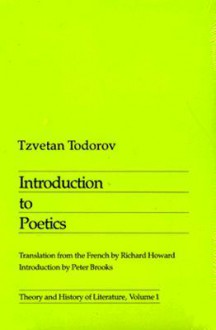 Introduction To Poetics - Tzvetan Todorov