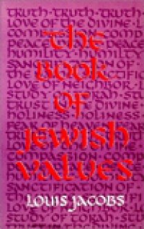 Books of Jewish Values - Louis Jacobs