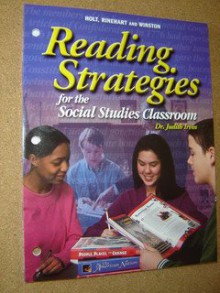 Reading strategies for the social studies classroom - Judith L. Irvin