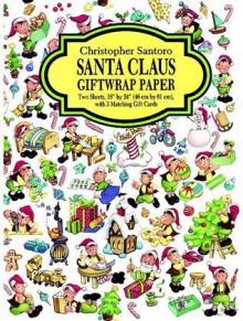 Santa Claus Giftwrap Paper - Christopher Santoro